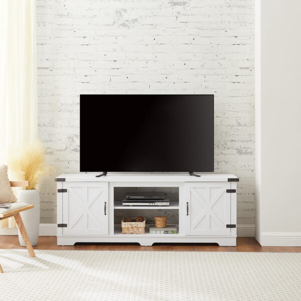 Modern Farmhouse TV Media Stand - Image 12