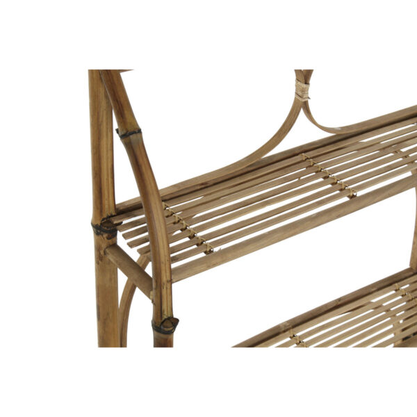 Shelves DKD Home Decor Natural Rattan Bamboo 3 Shelves (62 x 15 x 103 cm) - Image 6