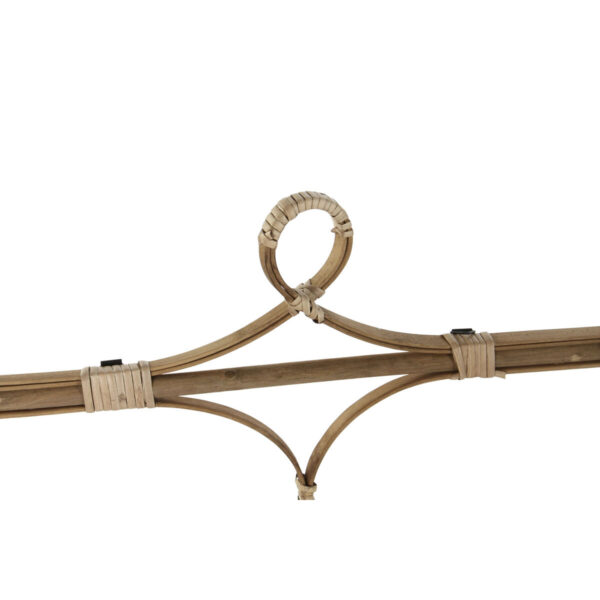 Shelves DKD Home Decor Natural Rattan Bamboo 3 Shelves (62 x 15 x 103 cm) - Image 5