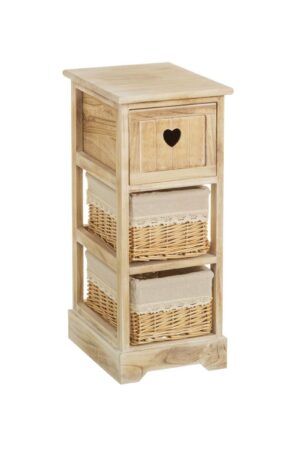 Chest of drawers COUNTRY Natural 26 x 32 x 63 cm