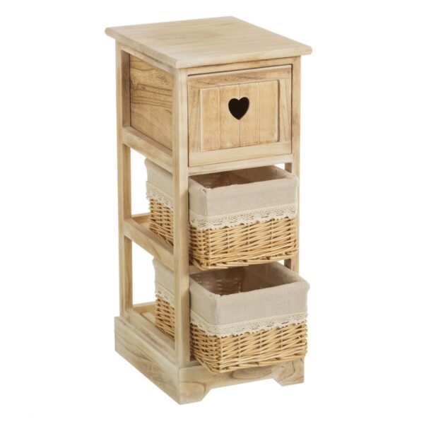 Chest of drawers COUNTRY Natural 26 x 32 x 63 cm - Image 4