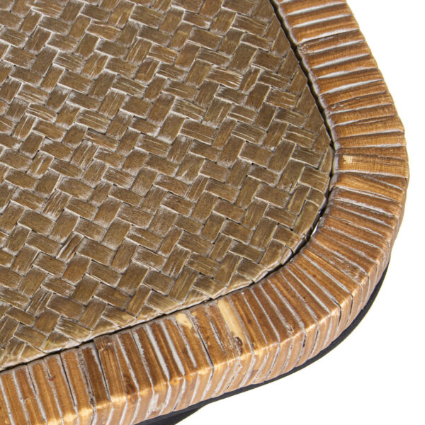 Centre Table Alexandra House Living Brown Black Rattan Natural Fibre 70 x 45 x 50 cm - Image 3