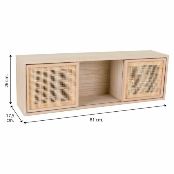 Shelve Alexandra House Living Natural MDF Wood 26 x 17 x 81 cm - Image 2