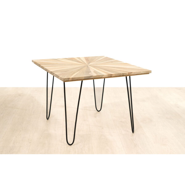 Side table Romimex Natural Teak 60 x 45 x 60 cm - Image 3