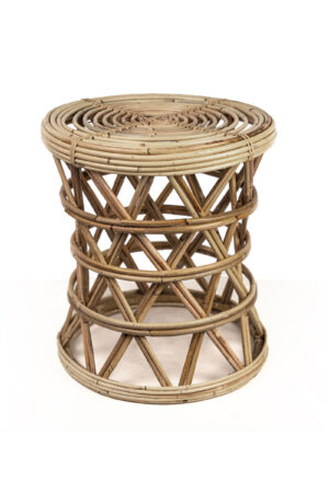 Side table Romimex Natural Rattan 35 x 40 x 35 cm