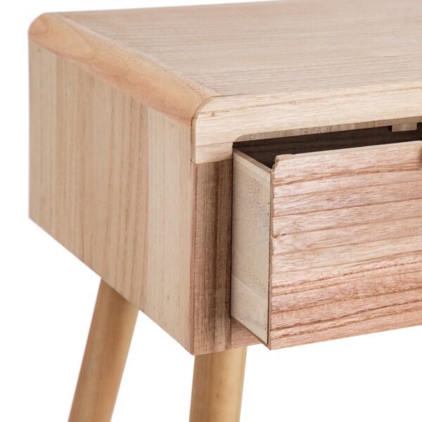 Console HONEY Natural Paolownia wood MDF Wood 80 x 40 x 78 cm - Image 6