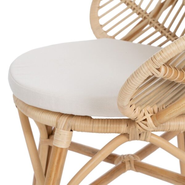 Dining Chair Natural Rattan 76 x 68 x 91 cm - Image 5