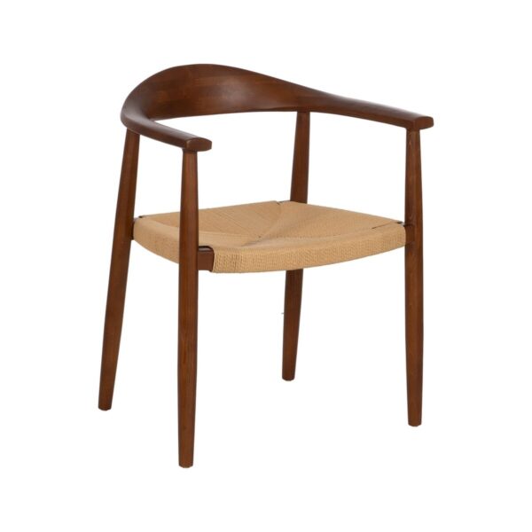 Dining Chair Brown Natural 42,7 x 54,8 x 77,5 cm - Image 10