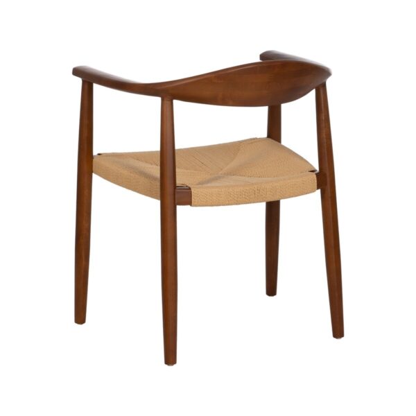 Dining Chair Brown Natural 42,7 x 54,8 x 77,5 cm - Image 8
