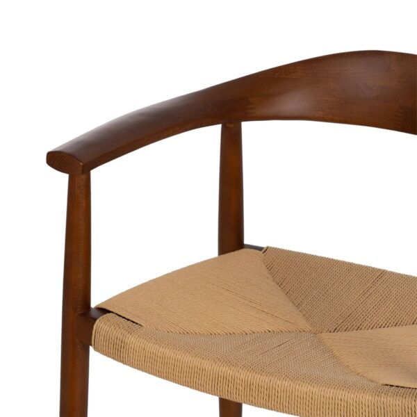 Dining Chair Brown Natural 42,7 x 54,8 x 77,5 cm - Image 6