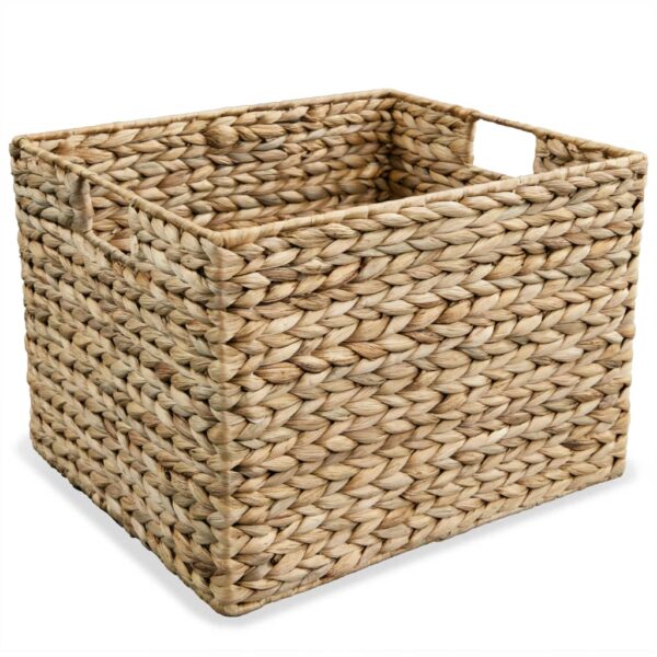 vidaXL Storage Basket Set 3 Pieces Water Hyacinth - Image 2
