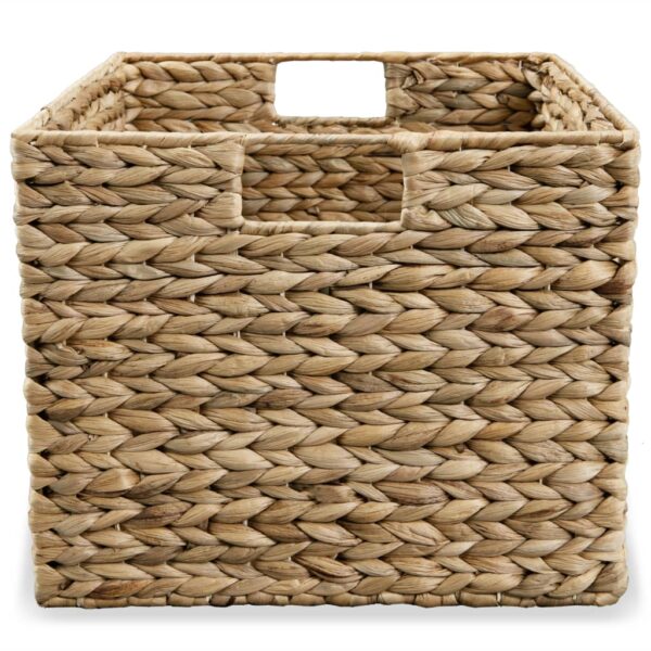 vidaXL Storage Basket Set 3 Pieces Water Hyacinth - Image 3