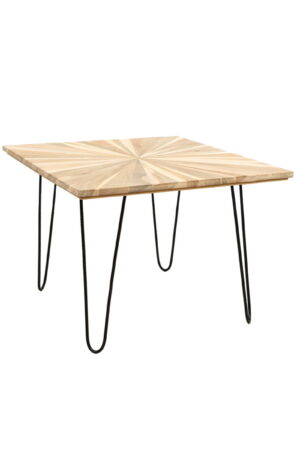 Side table Romimex Natural Teak 60 x 45 x 60 cm