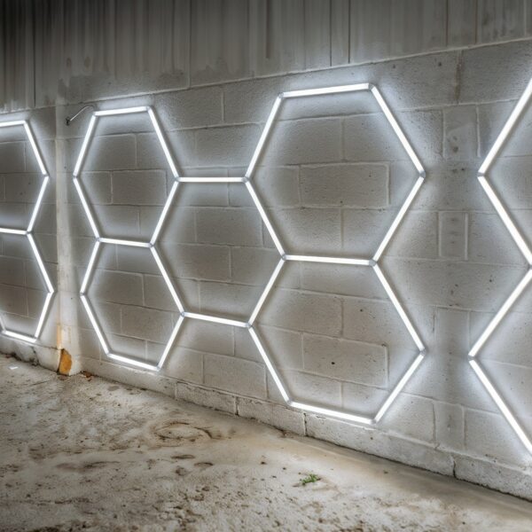 RGBW Honeycomb Modular Suspended Lighting Wall Lights - Image 2