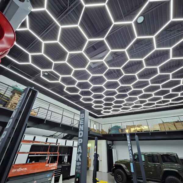 RGBW Honeycomb Modular Suspended Lighting Wall Lights - Image 4