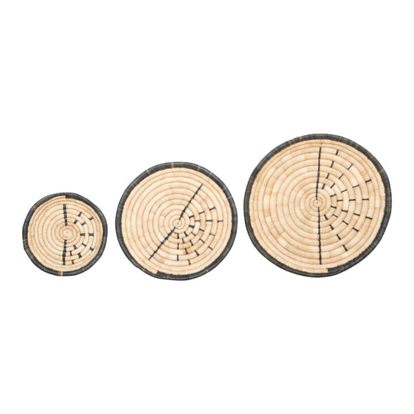 Malawian Woven Wall Art | Set of 3 - Image 2