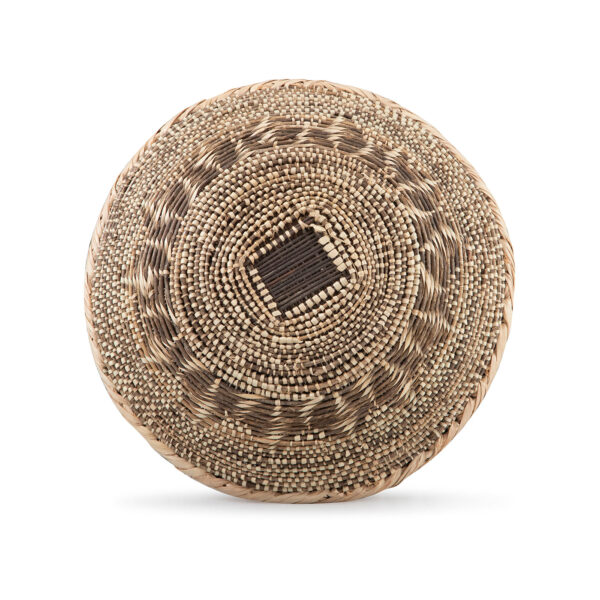 Zambia Double Weave Tonga Pattern Baskets | Natural - Image 3