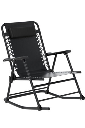 Gardeon Outdoor Rocking Chair Folding Reclining Recliner Patio Furniture Garden