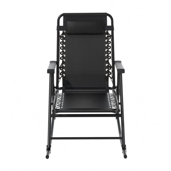 Gardeon Outdoor Rocking Chair Folding Reclining Recliner Patio Furniture Garden - Image 3