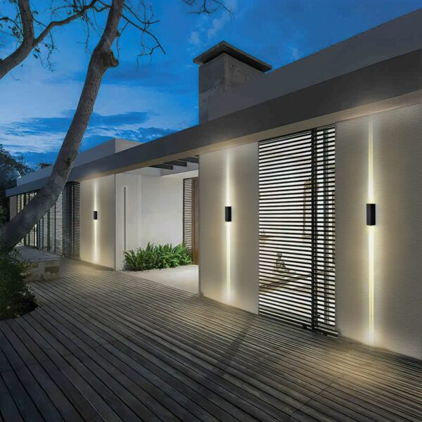 LED Waterproof Outdoor Beam Wall Light - Image 2
