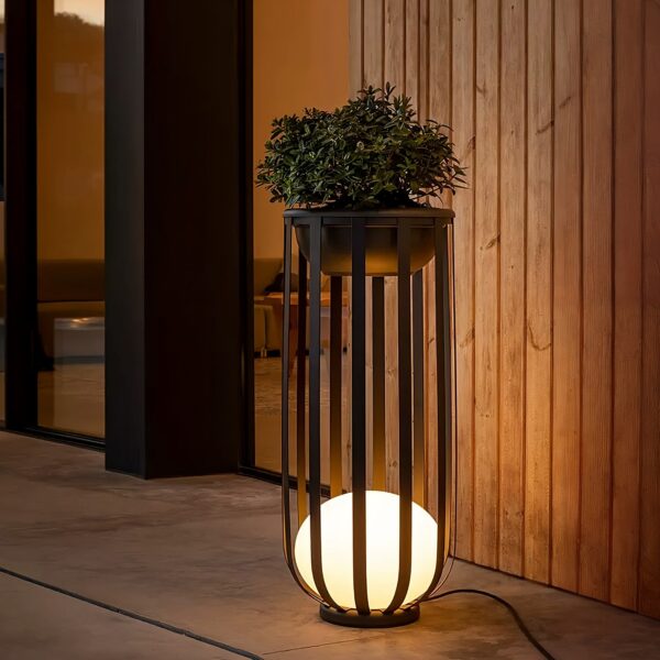 Outdoor Solar Power LED Plant Stand - Image 3