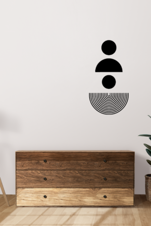 Nordic Style Abstract Luxury Modern High Quality Decal Sticker Wall Art for Home House Rental Apartment Decor