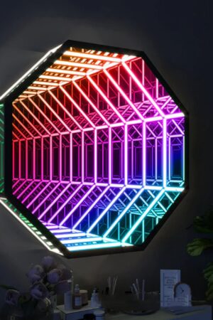 INFINITY MIRROR LIGHT | LED Infinity Mirror | Smart LED Décor, Gaming Room Lights.